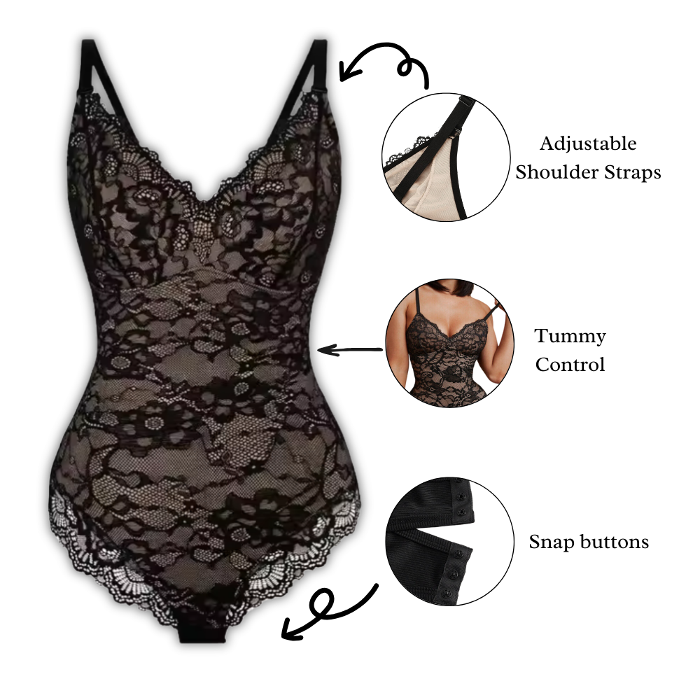 Lace Sculpting Shapewear Bodysuit