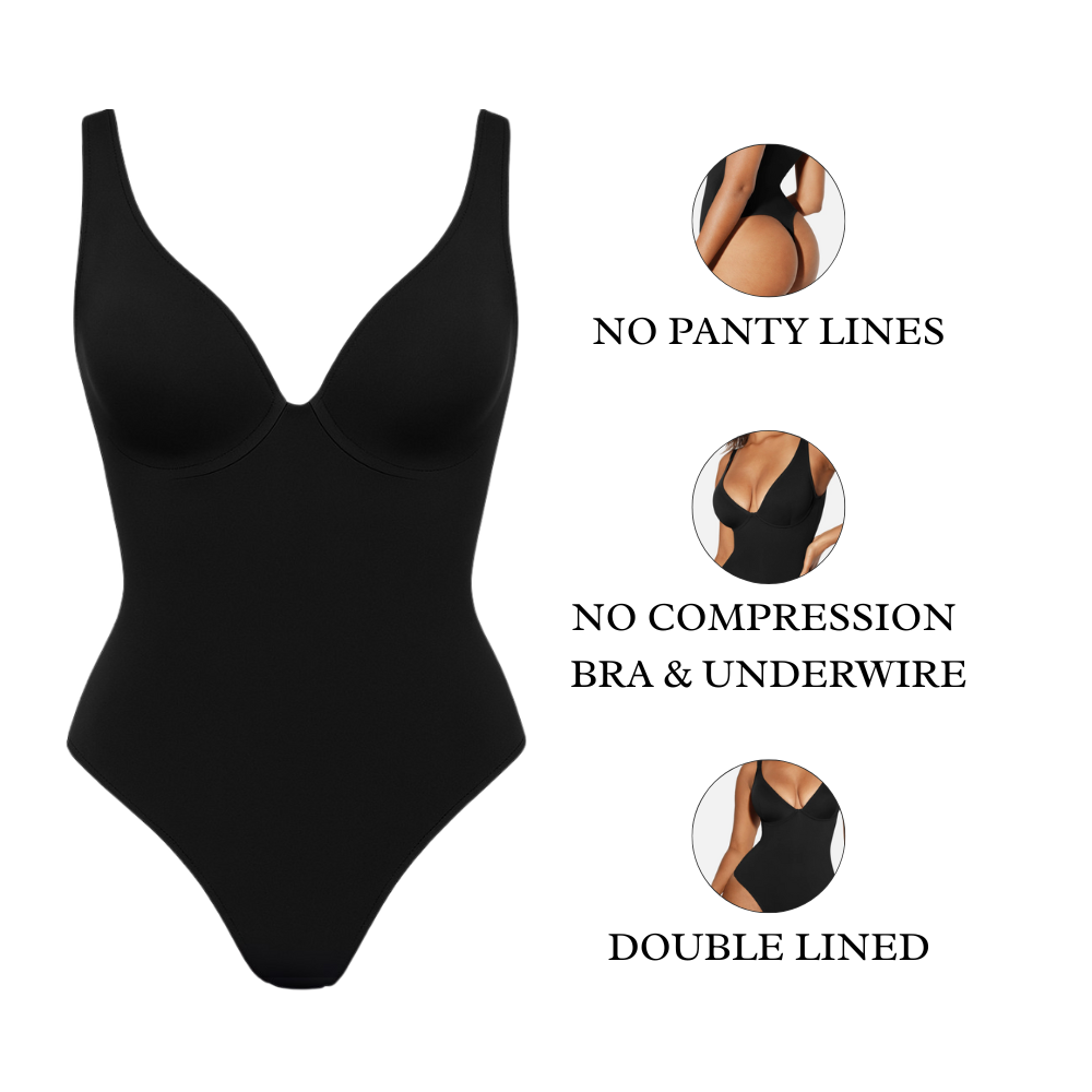 Everyday V-Neck Shapewear Bodysuit